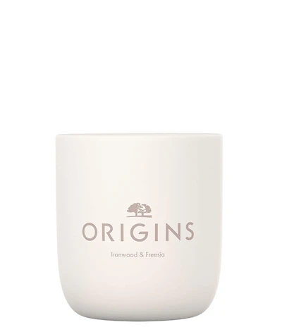 Origins Ironwood & Freesia Hand-Poured Scented Candle, 10 oz.