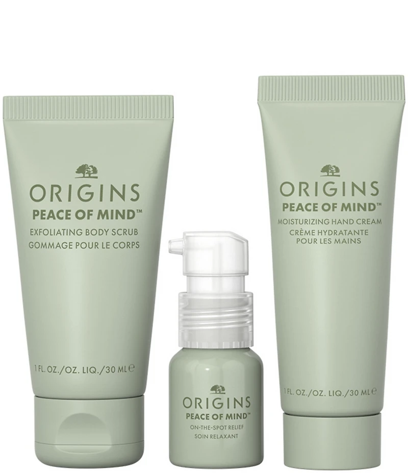 Origins Peace of Mind Essentials Spa Care 3-Piece Set