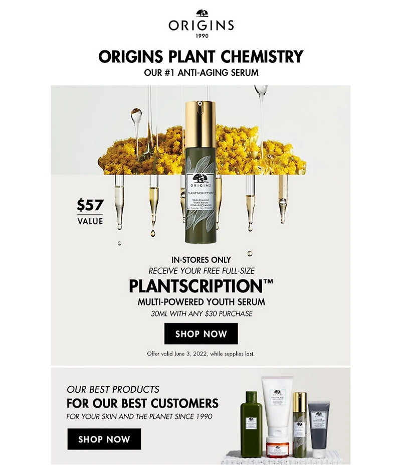 Origins Plantscription™ Multi-Powered Anti-Aging Peptide Serum