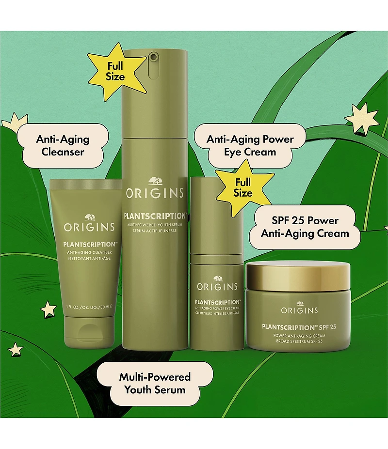 Origins PLANTSCRIPTION™ Youth-Boosting Essentials Anti-Aging Skincare Gift Set