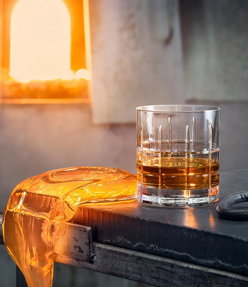 Orrefors Street Double Old Fashioned Glass, Set of 2