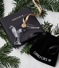 Orrefors Annual Holiday Ornament 2024 Homage Dove