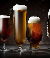 Orrefors Pilsner Beer Glass, Set of 4