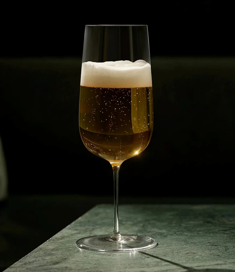 Orrefors Bjorn Frantzen Beer Glass, Set of 2