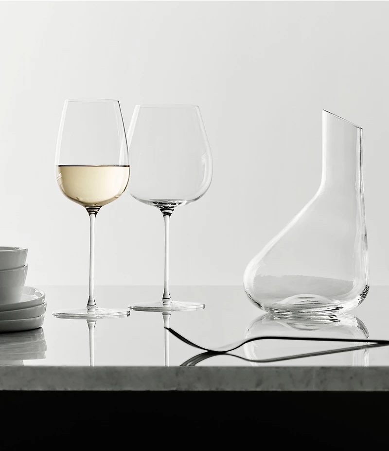 Orrefors Bjorn Frantzen White Wine Glass, Set of 2