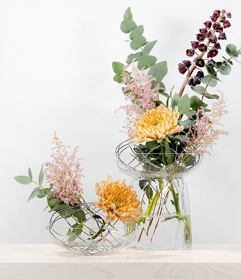 Orrefors Bloom Low Vase