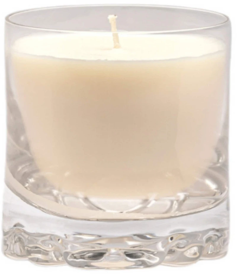 Orrefors Blushing Pink Erik Candle Double Old-Fashioned Glass