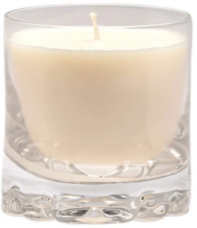 Orrefors Blushing Pink Erik Candle Double Old-Fashioned Glass