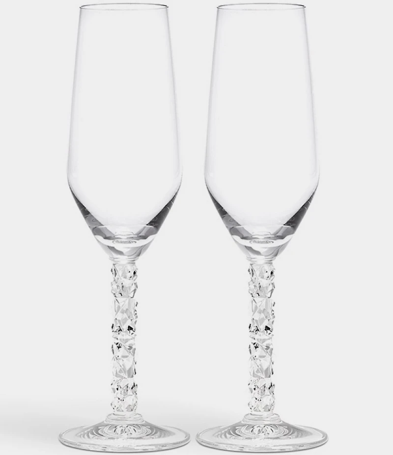 Orrefors Carat Champagne Flutes, Set of 2