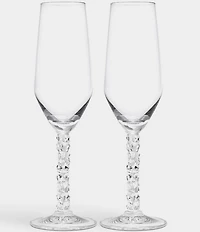 Orrefors Carat Champagne Flutes, Set of 2