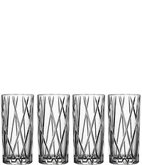 Orrefors City Highball, Set of 4