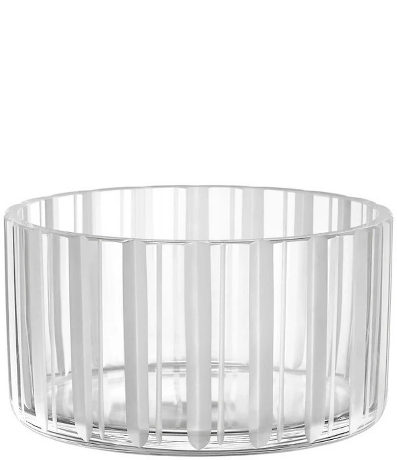 Orrefors Cut In Number Small Stripe Bowl