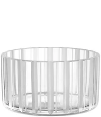 Orrefors Cut In Number Small Stripe Bowl