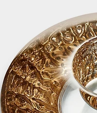 Orrefors Discus Gold Votive