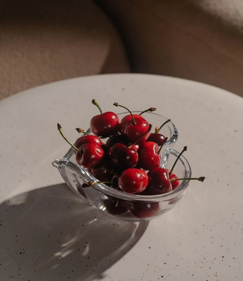 Orrefors Large Crystal Heart Candy Bowl
