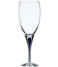 Orrefors Intermezzo Blue White Wine Glass