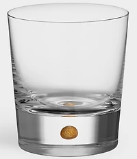 Orrefors Intermezzo Gold Double Old-Fashion Glass, Set of 2