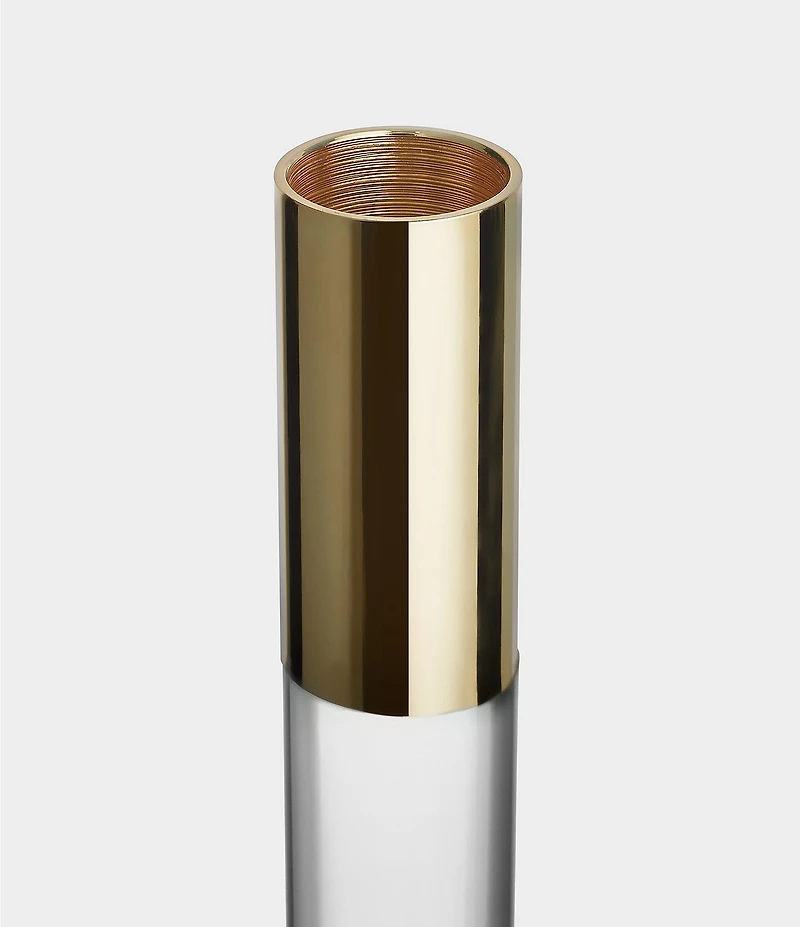 Orrefors Lumiere Gold Candlestick