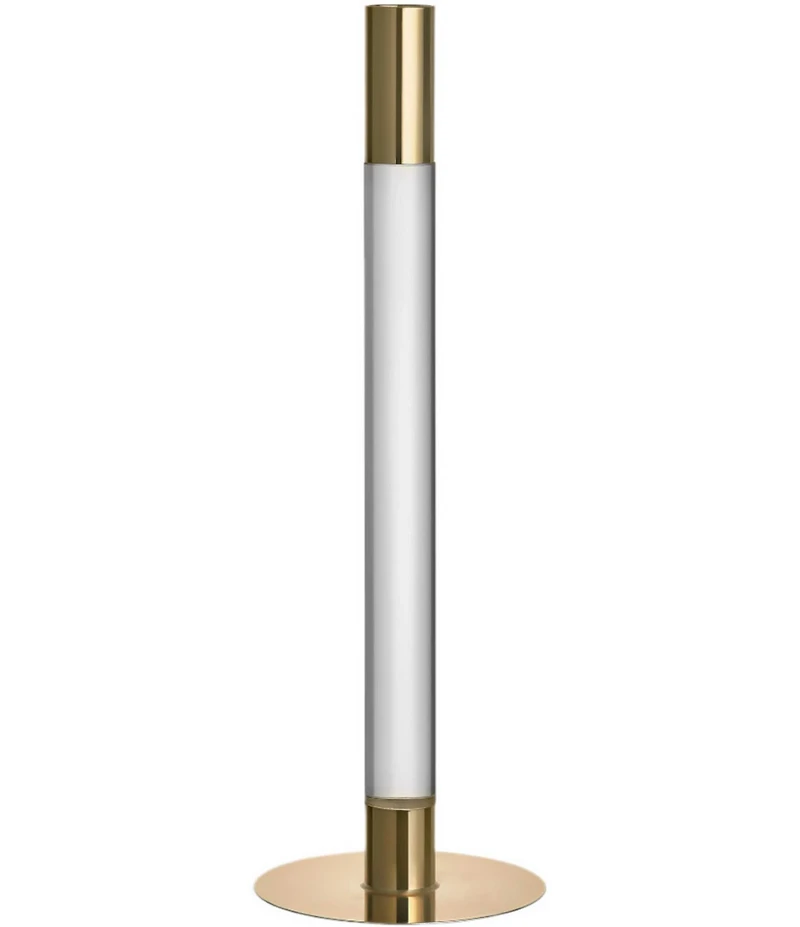 Orrefors Lumiere Gold Candlestick