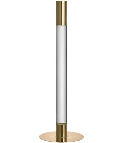 Orrefors Lumiere Gold Candlestick