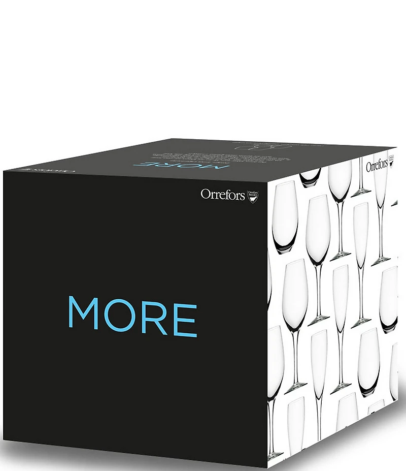 Orrefors More Set of 4 Crystal Spirits Glasses