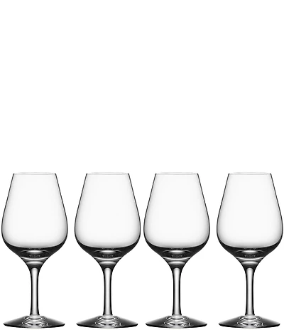 Orrefors More Set of 4 Crystal Spirits Glasses