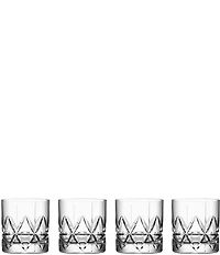 Orrefors Peak Old Fashioned Glass, Set of 4