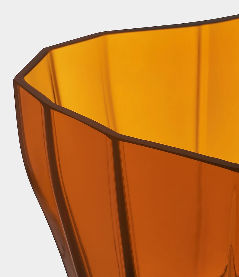 Orrefors Reed Low Vase
