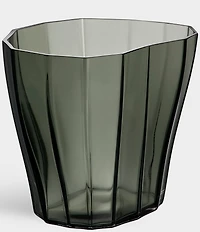 Orrefors Reed Low Vase