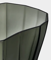 Orrefors Reed Low Vase