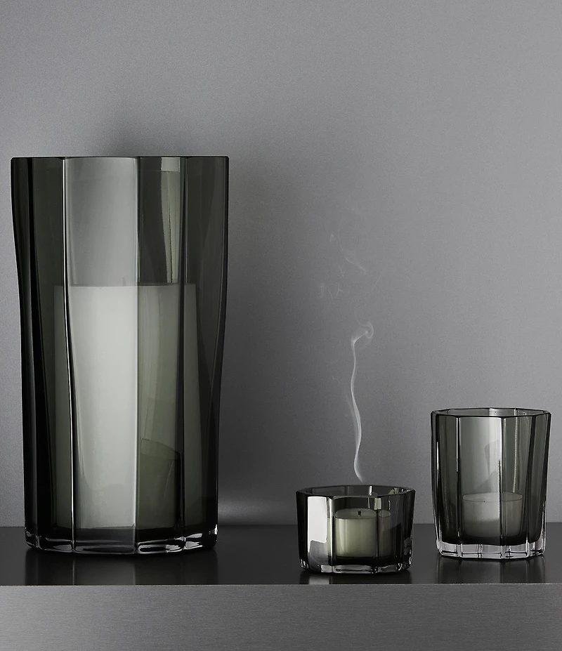Orrefors Reed Medium Votive