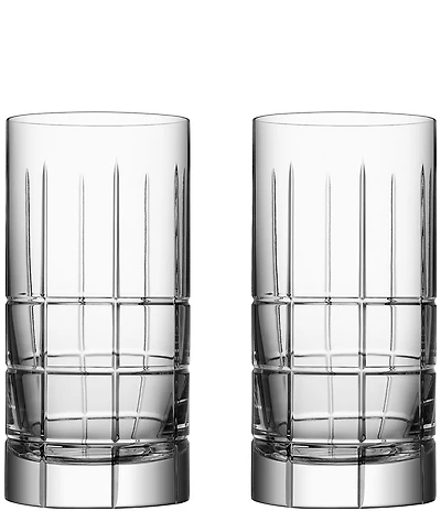 Orrefors Street Crystal Highball, Set of 2