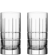 Orrefors Street Crystal Highball, Set of 2