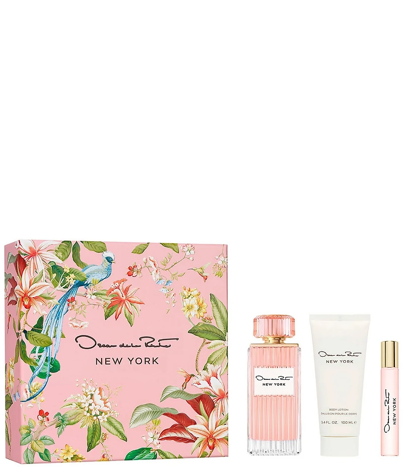 Oscar de la Renta New York Eau de Parfum 3-Piece Gift Set