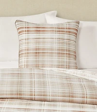 Oscar/Oliver Pascal Mini-Plaid 20#double; Square Decorative Throw Pillow