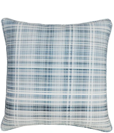 Oscar/Oliver Pascal Mini-Plaid 20#double; Square Decorative Throw Pillow