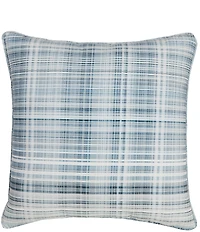 Oscar/Oliver Pascal Mini-Plaid 20#double; Square Decorative Throw Pillow