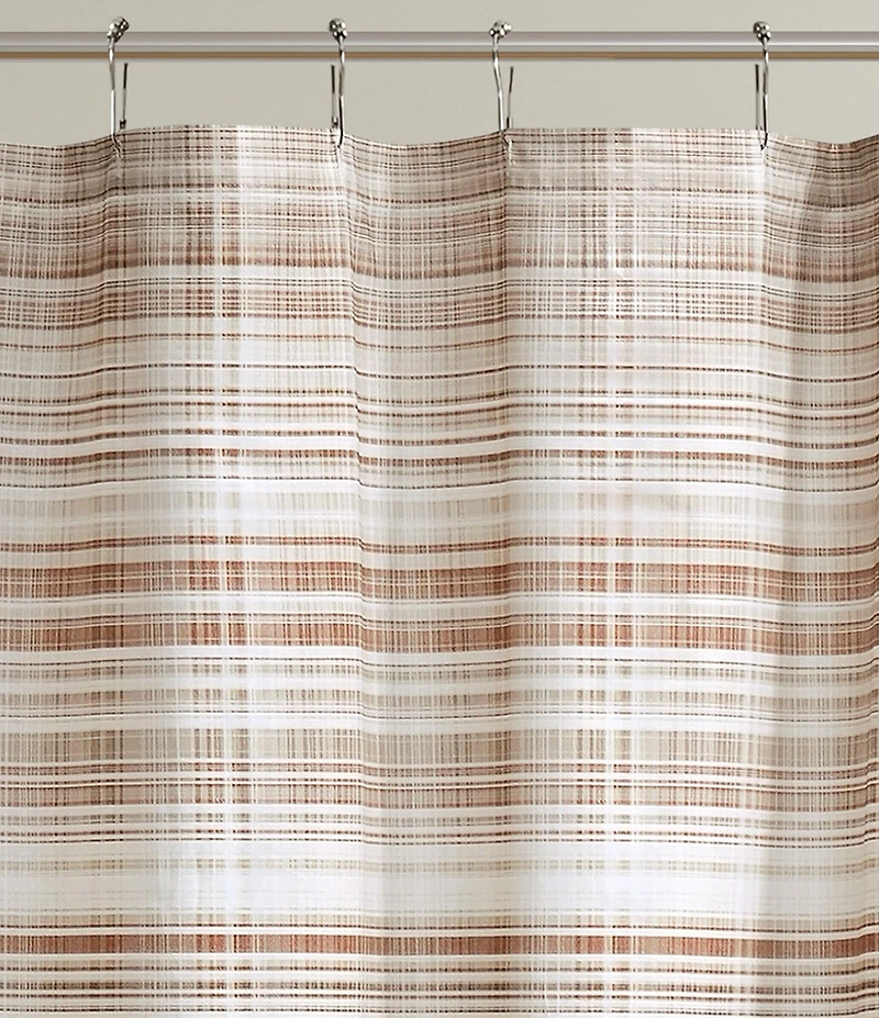 Oscar/Oliver Pascal Mini-Plaid Shower Curtain