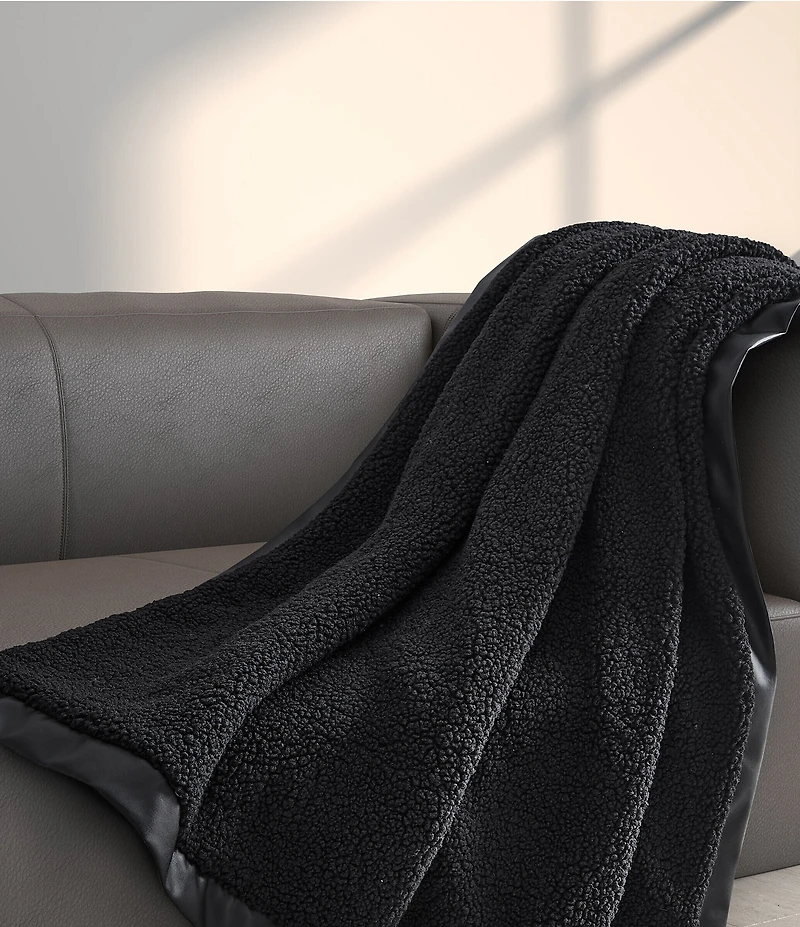 Oscar/Oliver Varick Boucle Plush Throw Blanket
