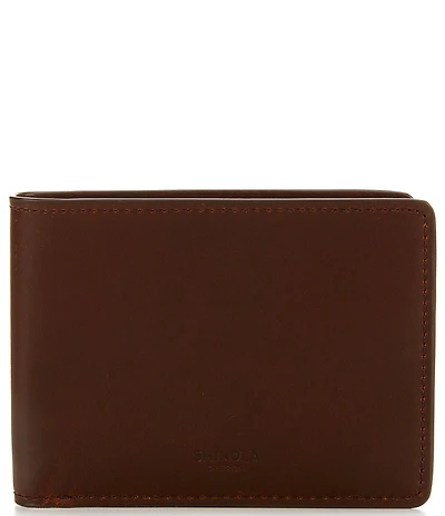 Other Brands Slim Bifold Leather Navigator Wallet