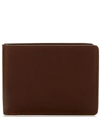 Other Brands Slim Bifold Leather Navigator Wallet