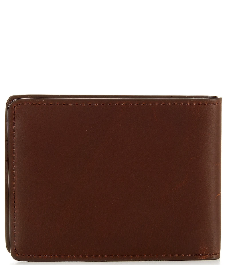 Other Brands Slim Bifold Leather Navigator Wallet