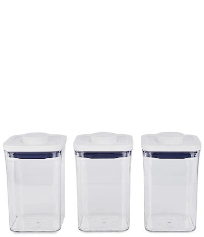 OXO 3-Piece Small Square Short POP Container Set
