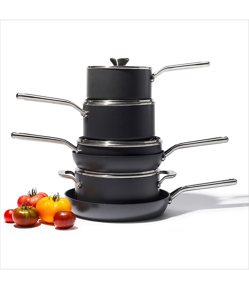 OXO Ceramic Professional Non-Stick -Piece Cookware Set
