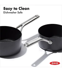 OXO Ceramic Professional Non-Stick 4-Piece Saucepan Set