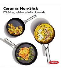 OXO Ceramic Professional Non-Stick 5-Piece Cookware Set