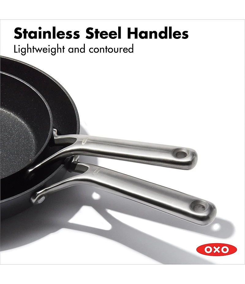 OXO Ceramic Professional Non-Stick 8#double; & 10#double; Frypan Set