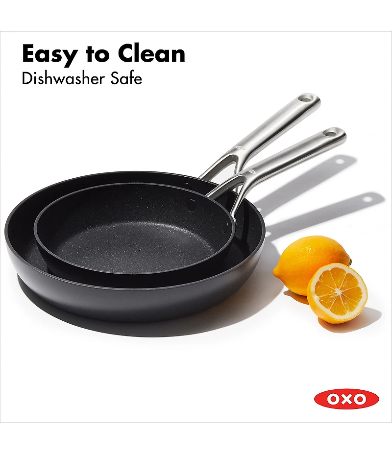 OXO Ceramic Professional Non-Stick 8#double; & 10#double; Frypan Set