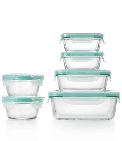 OXO Good Grip Smart Seal 12-Piece Glass Container Set