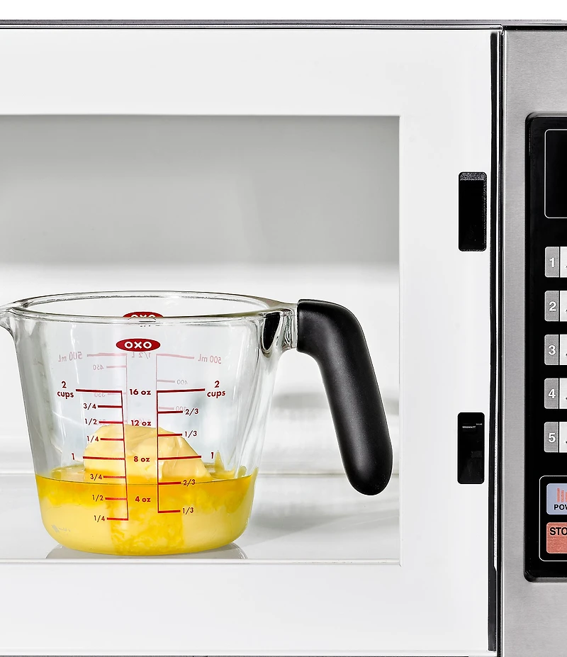 OXO Good Grips 2-Cup Glass Measuring Cup with Lid
